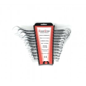 SET SERIE 12 CHIAVI COMBINATE FISSE STELLA KIT CHIAVE MISURE DA 6 A 22MM