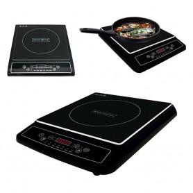 PIANO COTTURA A INDUZIONE FORNELLO ELETTRICO 2000W CUCINA 1 PIASTRA PER CUCINARE