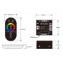 CENTRALINA TELECOMANDO PER STRISCIA LED RGB CONTROLLER WIRELESS 12V