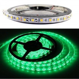 STRISCIA LED LUCE VERDE 5050 SMD BOBINA STRIP 5 MT ILLUMINAZIONE