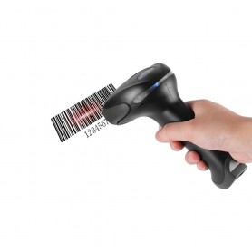SCANNER WIRELESS LETTORE CODICE A BARRE PISTOLA BAR CODE 1D LASER WIFI