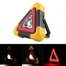 SOS TRIANGOLO LAMPEGGIANTE SEGNALATORE EMERGENZA STRADALE LAMPADA LED STROBO