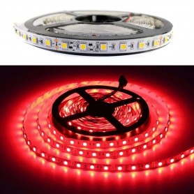 STRISCIA LED ROSSO 5050 SMD LUCE ROSSA STRIP 5MT ILLUMINAZIONE CASA BAR NEGOZIO