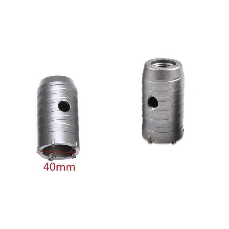 Fresa A Tazza Per Muro 50mm Con Asta Prolunga 50cm - Per Trapano SDS Plus