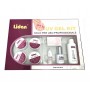 KIT RICOSTRUZIONE UNGHIE NAIL ART 4 . UV GEL BIANCO ROSA LIMETTA PENNELLO TIPS