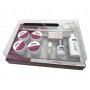 KIT RICOSTRUZIONE UNGHIE NAIL ART 4 . UV GEL BIANCO ROSA LIMETTA PENNELLO TIPS