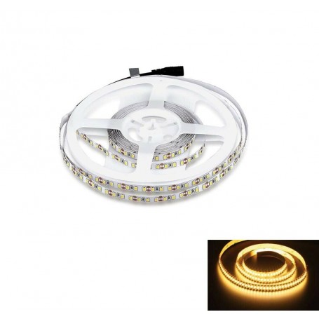 STRISCIA 600 LED LUCE CALDA 3000K  . BOBINA 5 METRI STRIP 2835 SMD