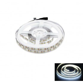 STRISCIA 600 LED LUCE BIANCA 6500K . BOBINA STRIP 5 METRI 2835 SMD