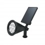 FARO LED PANNELLO SOLARE FARETTO . RICARICABILE 7 W LUCE CALDA DA GIARDINO