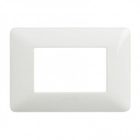 PLACCA COLORE BIANCO 3 POSTI 503 COMPATIBILE SERIE MATIX