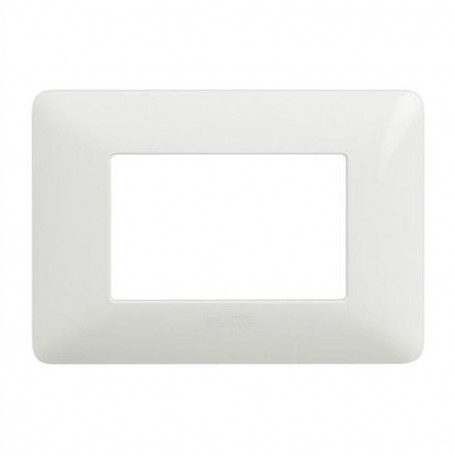 PLACCA COLORE BIANCO 3 POSTI 503 COMPATIBILE SERIE MATIX