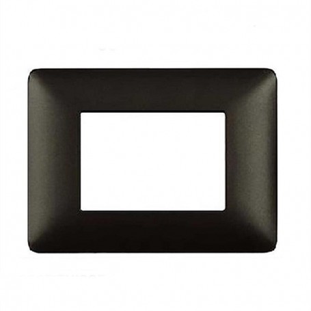 PLACCA COLORE NERO 3 POSTI 503 COMPATIBILE SERIE MATIX