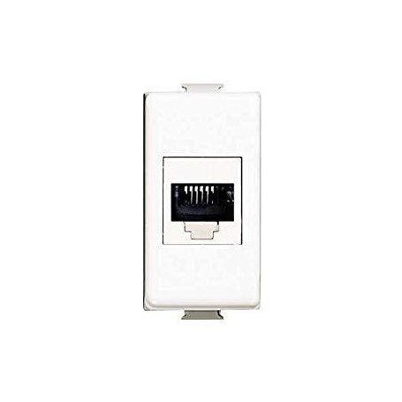 PRESA DI RETE RJ45 COLORE BIANCO COMPATIBILE SERIE MATIX