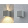 APPLIQUE DA PARETE ESTERNO FARETTO LED LUCE CALDA 3000K 12 W IP65 ES46GC