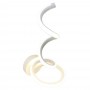 APPLIQUE DA PARETE A SPIRALE PER INTERNO LAMPADA LED LUCE BIANCA 12 WATT E24F