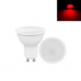 FARETTO LED GU10 AD INCASSO LAMPADINA 6W LUCE ROSSA