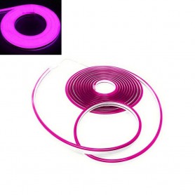 STRISCIA LED ROSA FUXIA PER SCRITTE INSEGNE LUMINOSE STRIP FLESSIBILE 5 MT