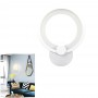 APPLIQUE LED ANELLO IN VETRO A PARETE LUCE NATURALE 4000K LAMPADA INTERNO 9W