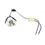 FARETTO LED COB A INCASSO 3 W MINI PUNTO LUCE CALDA 3000K BORDO BIANCO P29C