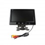 AUTO KIT RETROMARCIA MONITOR LCD 9 VIDEO AV1 AV2 TELECAMERA 7 LED INFRAROSSI