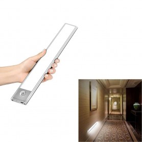 LAMPADA LED SENSORE CREPUSCOLARE RILEVA MOVIMENTO RICARICABILE 2 W LUCE BIANCA