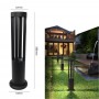 LAMPIONE 12 W LED LUCE CALDA LAMPADA . LAMPIONE DA TERRA GIARDINO STERNO IP65 NERO