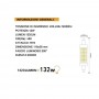 LAMPADINA LED LUCE NATURALE ATTACCO R7S 12 WATT LAMPADA RICAMBIO PER FARO 4000K