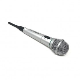 MICROFONO WIRELESS RICEVITORE ANTENNA CAVO KARAOKE MUSICA CANTO