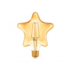 LAMPADINA LED FILAMENTO STELLA AMBRA E27 4 W STILE VINTAGE RETRO LUCE CALDA