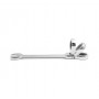 CHIAVE A SNODO 14 MM CRICCHETTO NERO A 12 DENTI TESTA GIREVOLE 180