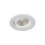 FARETTO LED COB 3 W LUCE NATURALE 4000K A INCASSO ORIENTABILE BORDO BIANCO P-45-BN