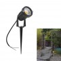 FARETTO LED 5 W PROIETTORE LUCE CALDA STAFFA PICCHETTO DA TERRA GIARDINO ESTERNO ED06-NC