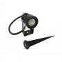 FARETTO LED 5 W LUCE BIANCA PROIETTORE CON PICCHETTO DA TERRA GIARDINO STAFFA ES06-NF