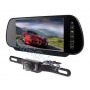 KIT RETROMARCIA SPECCHIETTO 7" TELECAMERA 7 LED INFRAROSSI PER AUTO CAMPER BARCA