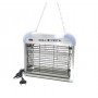 LANTERNA FULMINA ZANZARE INSETTI ZANZARIERA ELETTRICA 10 W LAMPADA 2 BULBI