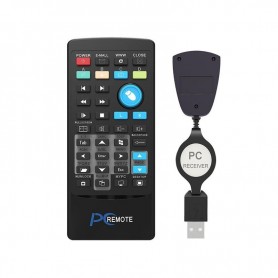 TELECOMANDO WIRELESS PER PC RICEVITORE USB NOTEBOOK INFRAROSSI MOUSE NOTEBOOK