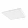 PLAFONIERA LED 30 WATT 3 LUCI LUCE BIANCA CALDA NATURALE PANNELLO + CORNICE