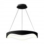 LAMPADARIO PLAFONIERA LED A ONDA 38 W 3 COLORI LUCE BIANCA CALDA NATURALE NERO