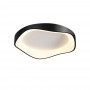 PLAFONIERA LED ONDA 38 W 3 COLORI LUCE BIANCA CALDA NATURALE LAMPADARIO NERO