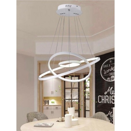 LAMPADARIO A SOSPENSIONE 51 WATT LED 3 TONALITA LUCE BIANCA CALDA NATURALE