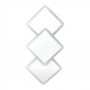 APPLIQUE LED LUCE BIANCA CALDA NATURALE 14 W LAMPADA DA PARETE 3 ROMBI IN VETRO