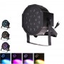 FARO 18 LED RGB LUCE STROBOSCOPICA PER DMX LAMPADA EFFETTI STROBO DISCOTECA DJ