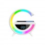 LAMPADA LED RGB MINI CASSA SPEAKER BLUETOOTH CARICABATTERIA WIRELESS SVEGLIA