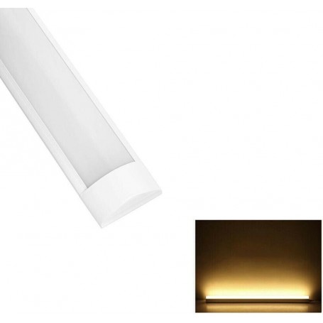 PLAFONIERA LED 60 CM A SOFFITTO PARETE SOTTOPENSILE SLIM 27 W LAMPADA LUCE CALDA