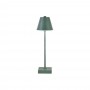 LAMPADA 10 WATT LUCE BIANCA CALDA NATURALE LUME DA TAVOLO RICARICABILE USB VERDE