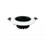 PORTAFARETTO ORIENTABILE INCASSO PER SOFFITTO SUPPORTO FARETTO BIANCO NERO