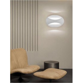 APPLIQUE LED 6 WATT DA PARETE 3 TONALITÀ LUCE BIANCA CALDA NATURALE AQ15 BIANCO