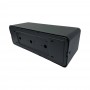 PORTA FARETTO TRIPLO SUPPORTO ORIENTABILE MONTAGGIO DA SOFFITTO NERO P343N