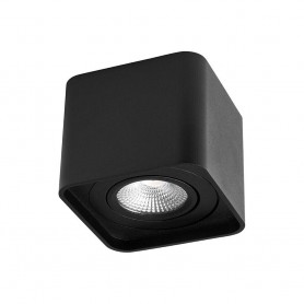 PORTA FARETTO ORIENTABILE DA SOFFITTO PORTAFARETTO SUPPORTO ESTERNO NERO P34N1