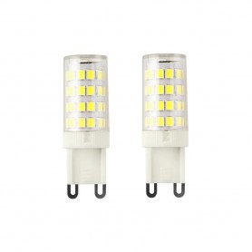 2 X LAMPADINA LED G9 4 W - 48 W LUCE BIANCA 6500K PER LAMPADARIO APPLIQUE